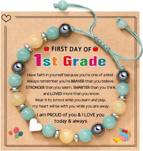 UPROMI Pulsera Para Mi Hija/Nieta/Sobrina, Regalos Para Vuelta a la Escuela, Graduación, San Valentín, Navidad y Cumpleaños Para Niñas