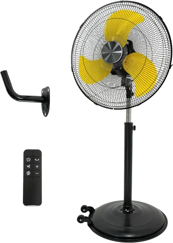 Miniatura 9 de HiCFM Ventilador de pedestal de 20 pulgadas, inclinación de 50°, 3 velocidades, 5000 CFM, ventilador de pie de alta velocidad con motor potente