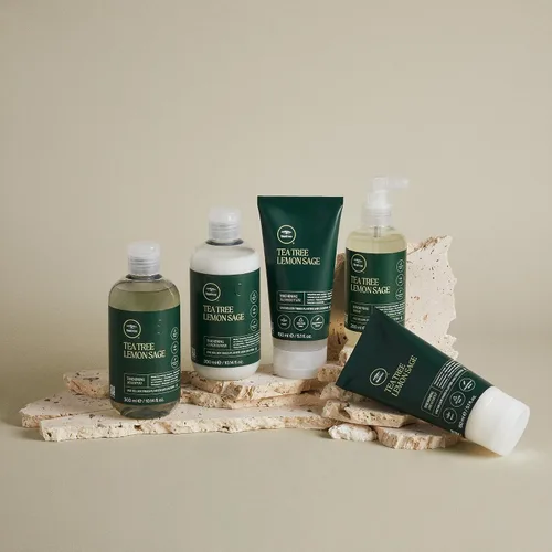 Miniatura 2 de Acondicionador Engrosador de Árbol de Té y Salvia de Limón, Construye Cuerpo + Aumenta Volumen, Para Cabello Fino