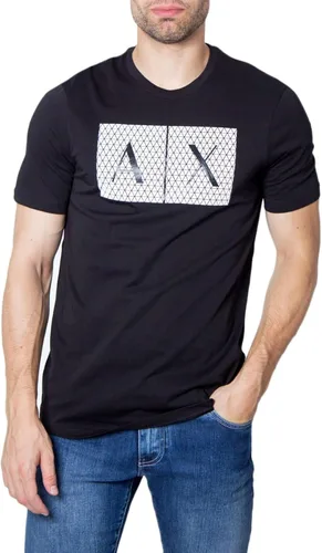 Miniatura 3 de Armani Exchange Camiseta con logotipo de cuello redondo para hombre