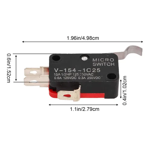 Miniatura 2 de 4 unids 3 clavijas pedal caja micro interruptor 1014807 1014805 4240 universal para club coche DS precedent
