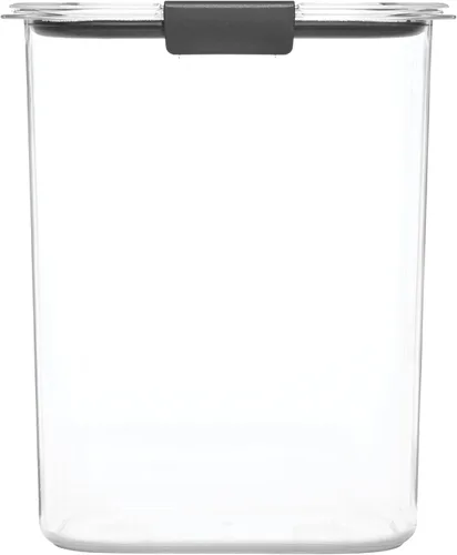 Miniatura 3 de Rubbermaid Brilliance - Recipiente hermético de almacenamiento de alimentos de 16 tazas con tapa transparente/gris, óptimo para organización