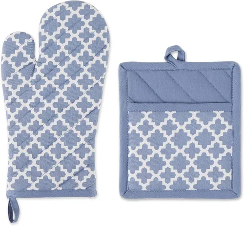 Miniatura 23 de DII Lattice Basics Collection - Delantal, color aguamarina