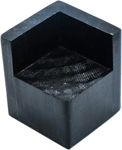 Miniatura 2 de Juego de 4 elevadores cuadrados de madera de 2 pulgadas para sofá, silla, patas de mesa, te ayudan a almacenar debajo de la cama (negro)