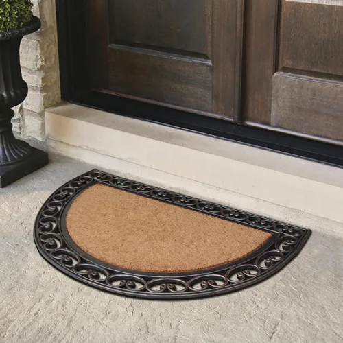 Miniatura 102 de A1HC Tapete para Puerta de Fibra de Coco Natural y Caucho, 30"x48" – Grueso, Duradero, Resistente, Anti-Desprendimiento, Resistente a