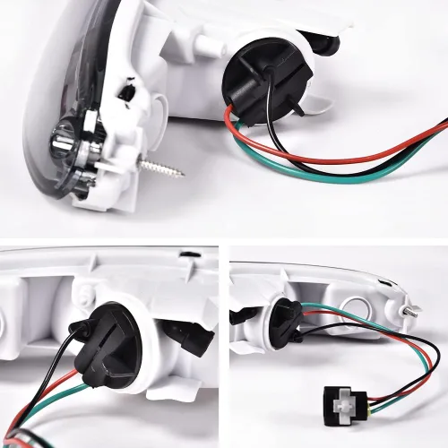 Miniatura 6 de G-PLUS Luces de señal de parachoques delantero compatibles con Mazda MX-5 Miata 1990-1997, luz de señal de estacionamiento montada en parachoques