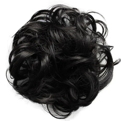Miniatura 39 de CAISHA by Prettyshop Hairpiece Scrunchy Updo Bridal Peinado Voluminoso Ondulado Moño Desordenado Mezcla Rubio G13AL