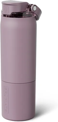 Miniatura 20 de BrüMate Rise - Botella de agua de 18 onzas con popote de silicona cubierto Botella de agua para niños aislada 100% a prueba de fugas Base apta