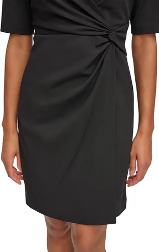Miniatura 4 de DKNY womens Short Sleeve Side Knot Dress