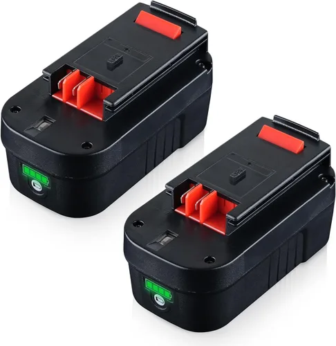 Paquete de 2 baterías de iones de litio HPB18 de alta capacidad de 7.0 Ah compatibles con Black and Decker de 18 V para baterías Black and Decker