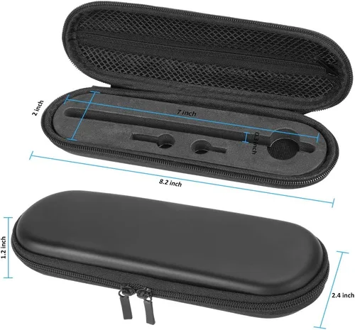 Miniatura 7 de TITACUTE iPencil - Funda de transporte compatible con Apple Pencil de 2ª generación para iPad Pro, funda con doble cremallera, funda protectora