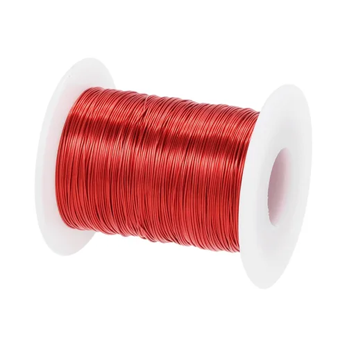 Miniatura 50 de MECCANIXITY - Alambre magnético de calibre 46 AWG - 0.04mm Hilo de cobre esmaltado - Bobina de alambre magnético de 14669 pies (4471m) - 50g Grado F
