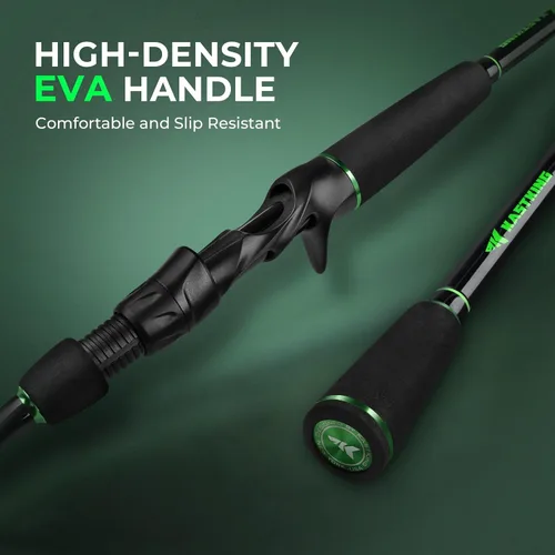 Miniatura 6 de KastKing Zephyr Dual Tip Fishing Rod, Lightweight KastFlex IM6 Graphite Spinning & Casting Rod with Zirconium Oxide Ring Guides, Hook Keeper, EVA
