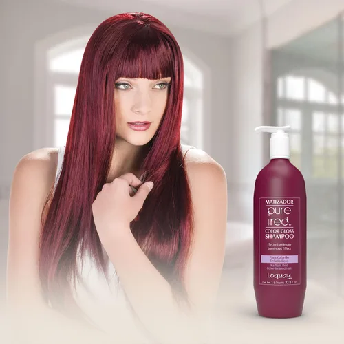 Miniatura 5 de Loquay Primer color rojo puro brillo champú/efecto luminoso 33.8 oz