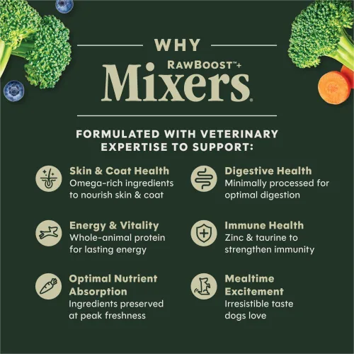 Miniatura 2 de Instinct Raw Boost Mixers, Topper de comida para perro liofilizada, receta sin granos - Carne natural 100%, bolsa de 6 oz