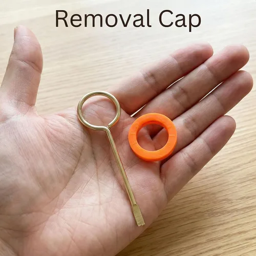 Miniatura 3 de Llave de emergencia interior para privacidad baño/dormitorio (5, tapa de color)