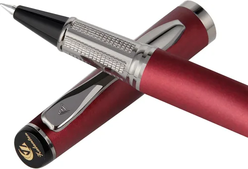 Miniatura 8 de Bolígrafo de tinta líquida con cuerpo de metal de lujo, diseño elegante y escritura suave, bolígrafo de regalo con estuche para hombres y mujeres, 2