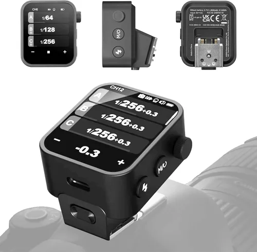 Godox Disparador de flash inalámbrico X3-S para cámaras Sony, sistema inalámbrico X 2.4G TTL Autoflash HSS1/8000s OLED Pantalla táctil de alto