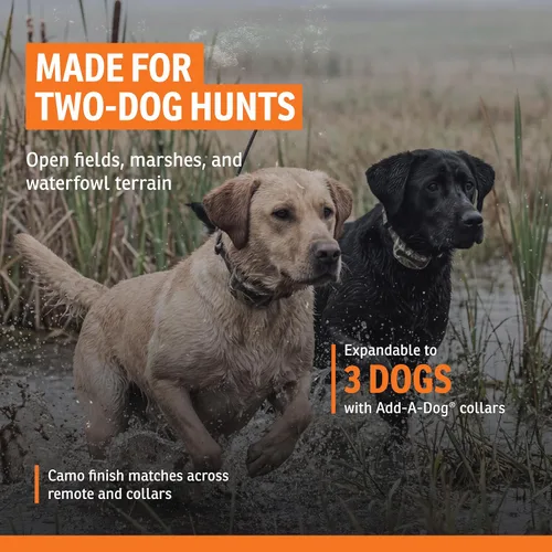 Miniatura 6 de SportDOG Brand WetlandHunter 425X - Collar estático de camuflaje para perro con control remoto y collar de perro Add-A-Dog – Entrenador remoto