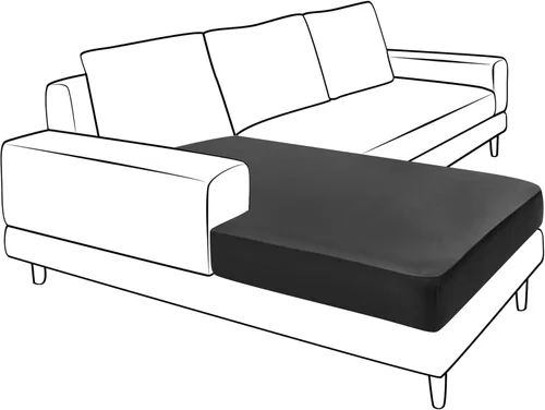 Miniatura 18 de Yates Home Funda de cojín de piel sintética para sofá, impermeable, elástica, para asiento de caravana, sofá biplaza, protector de muebles, funda