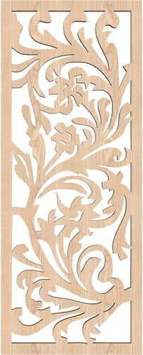 Miniatura 2 de Ekena Millwork WALW10X25X0375PRYRO Perry - Paneles de pared decorativos de madera con calado, 9 3/8 pulgadas de ancho x 24 3/8 pulgadas de alto