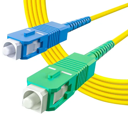 Miniatura 6 de 10Gtek Simplex Fiber Patch Cable - LC to LC Single-Mode Fiber Optic Cord Jumper, SMF, 9/125μm, Yellow, 20-Meter(65.6-ft)