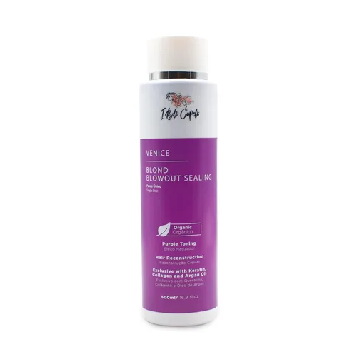 I Belli Capelli Venice - Tratamiento orgánico de queratina sin formaldehído - Tratamiento capilar orgánico reconstructivo para alisar en 1 paso para