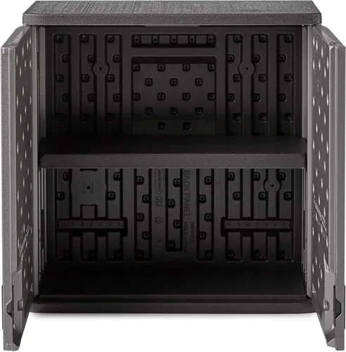 Miniatura 4 de Suncast BMC3000 Gabinete - Construcción de resina para almacenamiento de garaje montado en la pared, organizador de 30.25" con puertas y parte