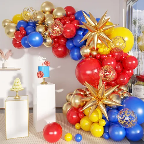 Miniatura 21 de MEBAY Kit de Arco de Guirnalda de Globos Bohemios, 156 Piezas Globos Rosa Empolvado Marrón Pastel Champán Dorado Blanco Metálicos para Boda Baby