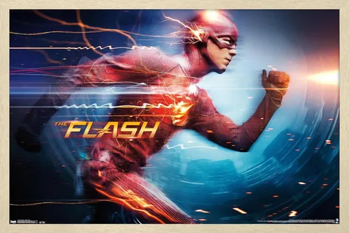 Miniatura 5 de DC Comics Arrowverse The Flash - Póster de pared Speed Force, 22.4 pulgadas de largo x 14.7 W, versión premium sin marco