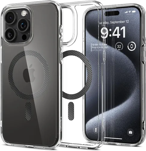 Miniatura 196 de Spigen Funda para iPhone 13 Mini, ultra híbrida MagFit [antiamarilleo] [compatible con Magsafe] - Transparente
