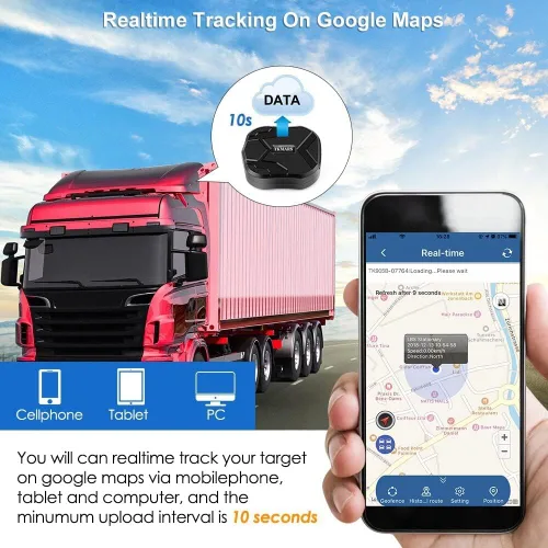 Miniatura 3 de Rastreador GPS 4G para vehículos TK905B 10000mAh batería larga sin suscripción Dispositivo de seguimiento en tiempo real, rastreador magnético