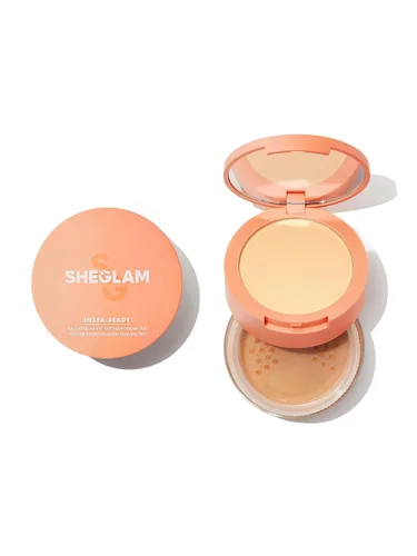 Miniatura 15 de SHEGLAM Insta-Ready - Polvo facial suelto debajo de los ojos, arena suave Arena lisa