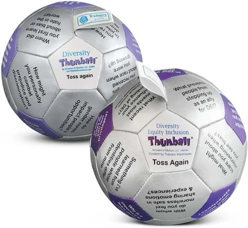 Miniatura 24 de Trainers Warehouse Colección Thumball de 6 pulgadas, 32 indicaciones para conversación, formación de equipos, relación y entrenamiento