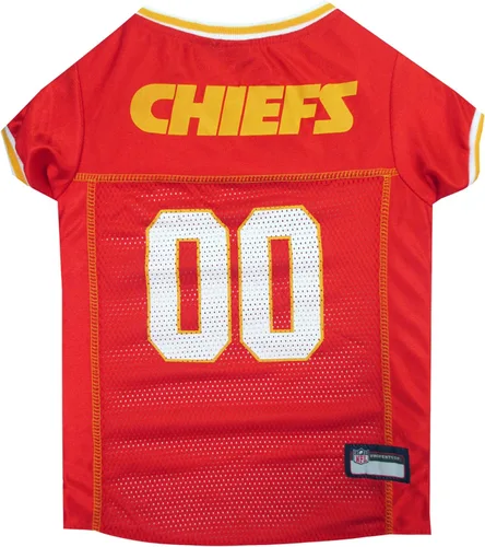 Miniatura 36 de Camiseta para perro de los New Orleans Saints, de la NFL, talla: L, el mejor atuendo de camiseta de fútbol americano para perros o gatos, con Santos