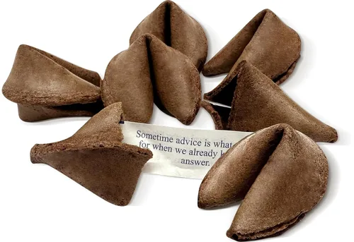Miniatura 9 de Soeos Galletas de la fortuna de sabor 3 en 1, galletas Fortune envueltas individualmente a granel, aproximadamente 50 galletas, galletas crujientes