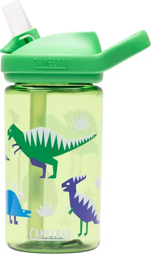 Miniatura 9 de CamelBak Eddy+ Kids Water Bottle with Bite Valve Straw, Leak‑Resistant Easy‑Sip Design for Everyday Hydration, 14oz Kids Monstruos de Skate