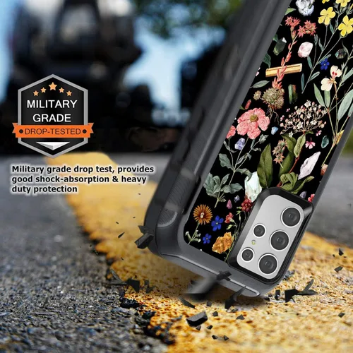 Miniatura 5 de Funda compatible con Samsung Galaxy S22 Ultra, diseño de bandera estadounidense antigua con protector de lente de cámara resistente