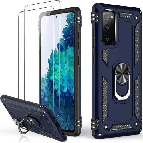 Miniatura 31 de LUMARKE Funda para Galaxy S20 FE con protector de pantalla, supera los 16 pies, probada en caídas, de grado militar, con soporte de anillo