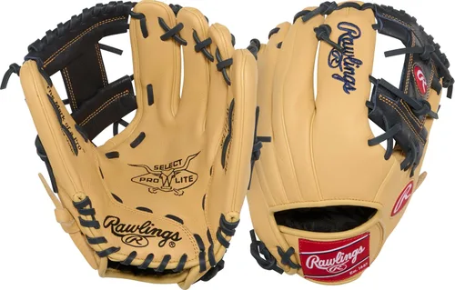 Miniatura 6 de Rawlings Guante de béisbol juvenil Select PRO LITE Modelos Pro Player Tamaños 10.5 a 12.25 pulgadas Múltiples estilos Kris Bryant Camello