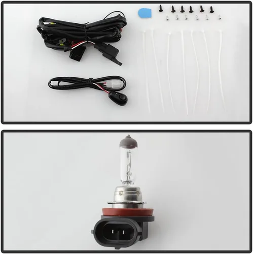 Miniatura 4 de ACANII - Para reemplazo 2013 2014 2015 Chevy Spark parachoques antiniebla luces de conducción lámparas w/interruptor montaje conductor y pasajero