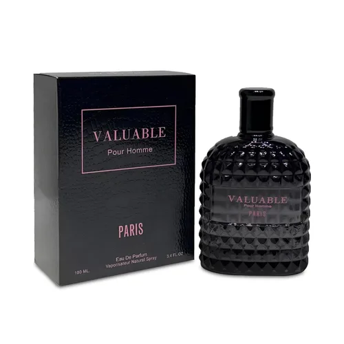 AFLUXE Valuable Paris Sensual Woody Cologne para Hombre | Perfume de Aroma Aromático de Larga Duración, Fragancia Natural en Spray - Gran Regalo de