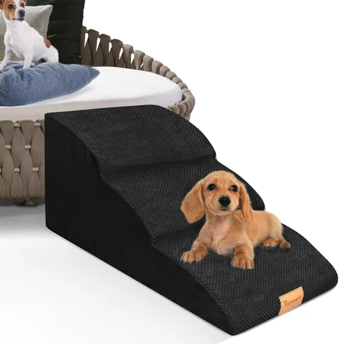 Miniatura 16 de Topmart High Density Foam Pet Steps 2 Tiers,11.8" High,Non-Slip Dog Stairs,Soft Foam Dog Ramp Ladder,Best for Injured,Older Cats,Pets with Joint