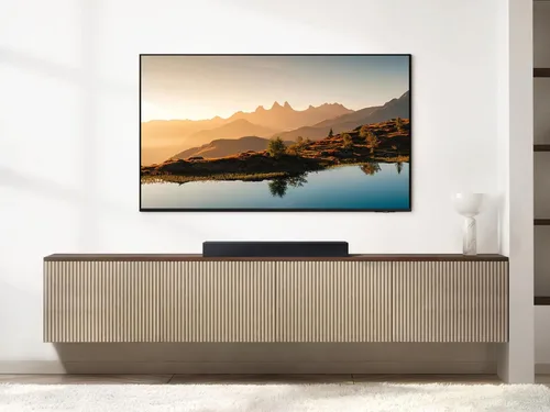 Miniatura 4 de Samsung Barra de sonido HW-B400F Serie B, 2.0 canales con woofer incorporado, mejora de voz y modo nocturno, expansión de sonido envolvente