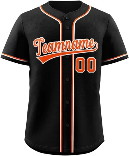 Camisetas de béisbol personalizadas en blanco con botones, uniformes deportivos de equipo personalizados para hombresmujeres y niños, talla única