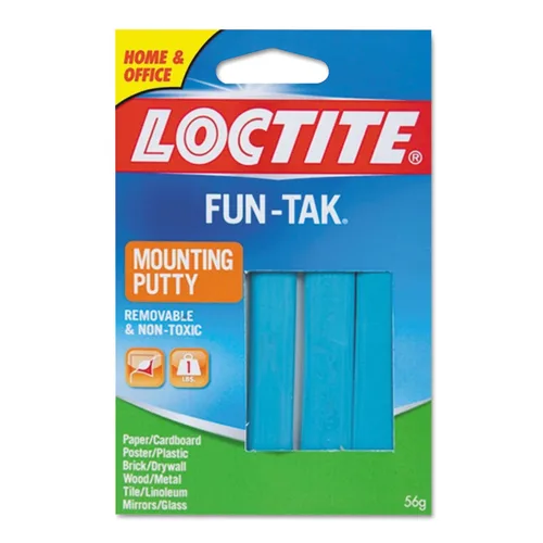 Miniatura 8 de Loctite 1865809 Fun-Tak Pestañas de montaje, 2 onzas, azul (paquete de 12)