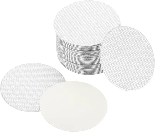 Miniatura 8 de PATIKIL Revestimiento de tapa de papel de aluminio de 3.32 pulgadas, 150 piezas resistentes a la inducción de manipulaciones selladoras térmicas