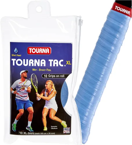 Unique Sports Tourna Tac - 10 unidades de agarre de tenis con sensación pegajosa Azul