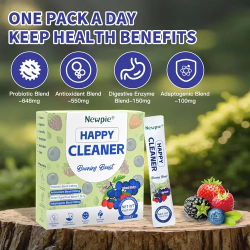 Miniatura 3 de Newpie Superfoods Happy Cleaner - Polvo probiótico y probiótico con sabor a sandía, fibra orgánica, sin azúcar, salud intestinal, antioxidante