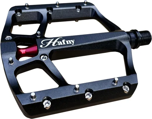 Miniatura 2 de Hafny Pedales de bicicleta de aluminio, mecanizado CNC, plataforma robusta ancha, HF-1400